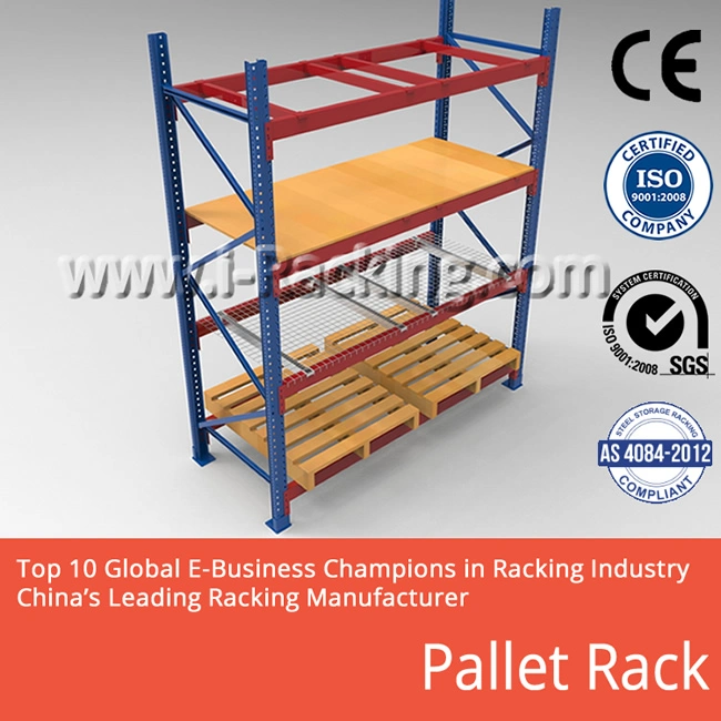 High Efficiency Double Deep Warehouse Storage Pallet Racking