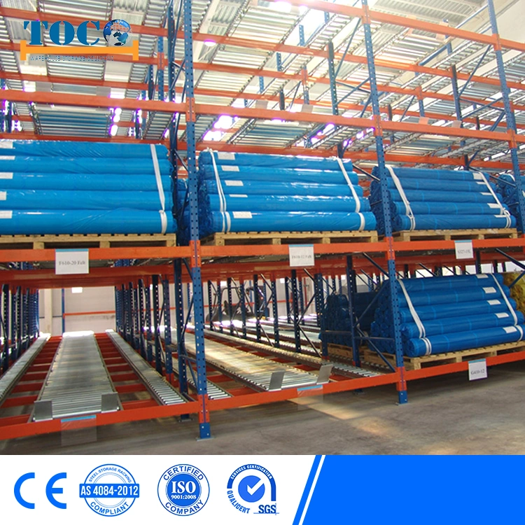 Heavy Duty Stacking Outdoor Galvanized Automatic Warehouse Storage Mezzanine Cantilever Teardrop Shelf Metal Steel Pallet Shuttle Rack