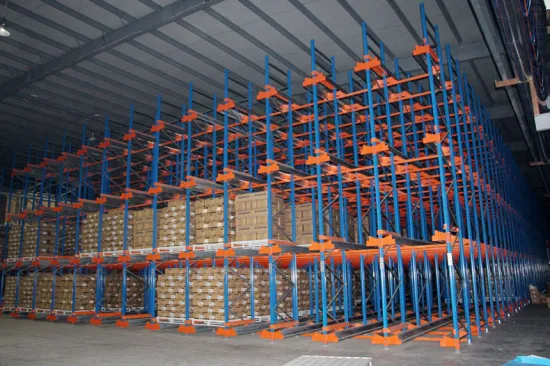Scaffalature per pallet per navette radio personalizzate per servizio pesante per lo stoccaggio in magazzino